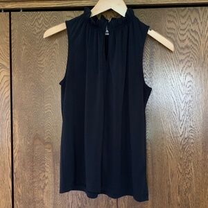 {H&M} Tank with Ruffle Collar